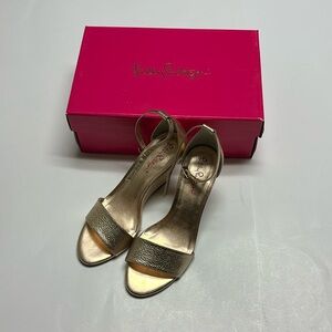 Lilly Pulitzer Gold Sandals